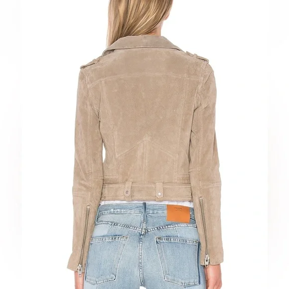 Blank NYC Brown Suede Moto Jacket - Picture 4 of 15